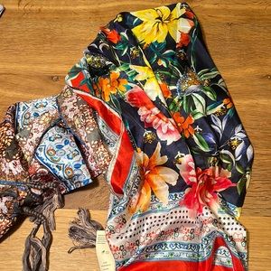 Johnny Was Silk Scarf